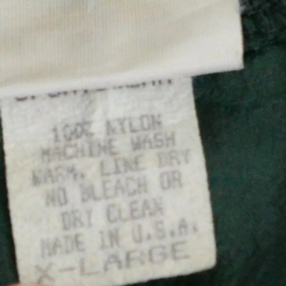 VTG Zacc Sportswear Green And Yellow Half Zip 96' World Championship Windbreaker - Picture 5 of 12